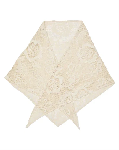 Beck Söndergaard - Croflora Triangle Tørklæde - Birch White